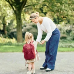 Best Childhome Sac à dos enfant Mini Club Signature Urban Bordeaux