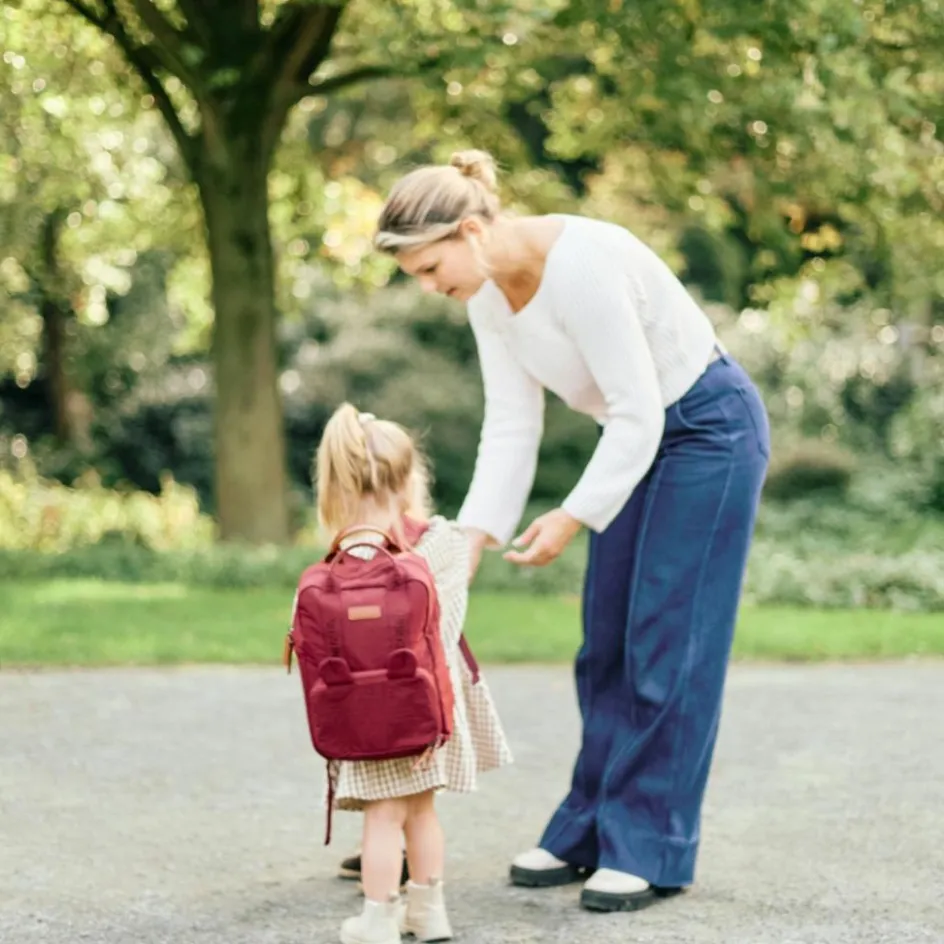 Best Childhome Sac à dos enfant Mini Club Signature Urban Bordeaux
