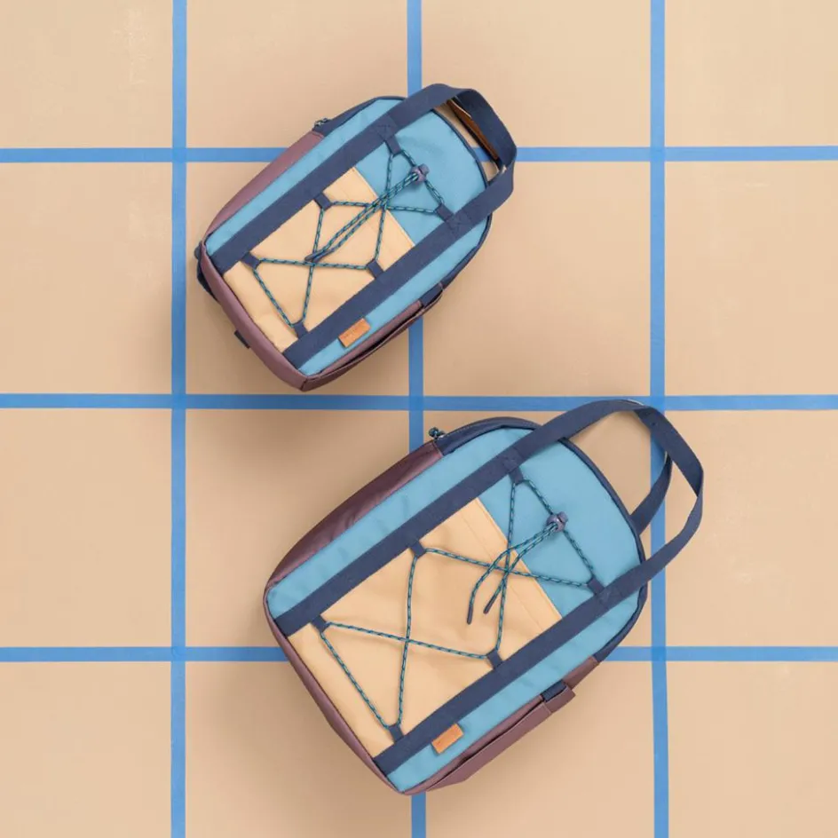 Sac à dos enfant Outdoors large Blue shadow|Fresk New