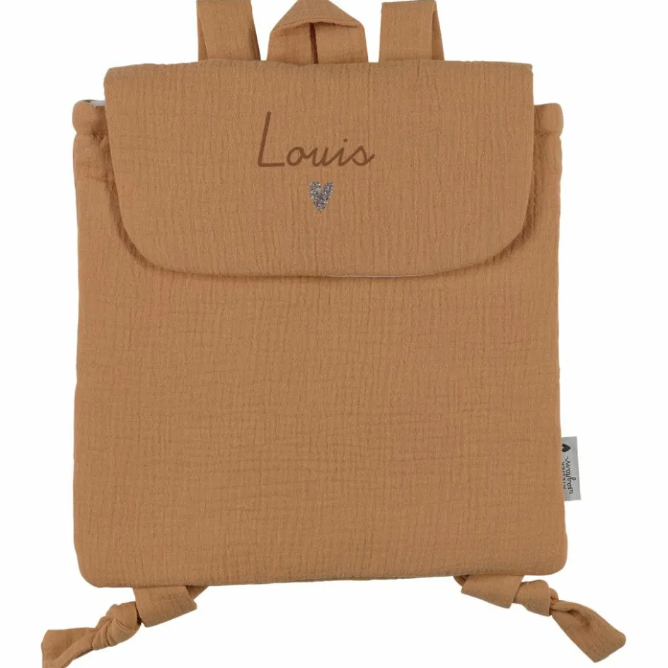 Discount Atelier Wagram Sac à dos Gaze Camel (personnalisable)