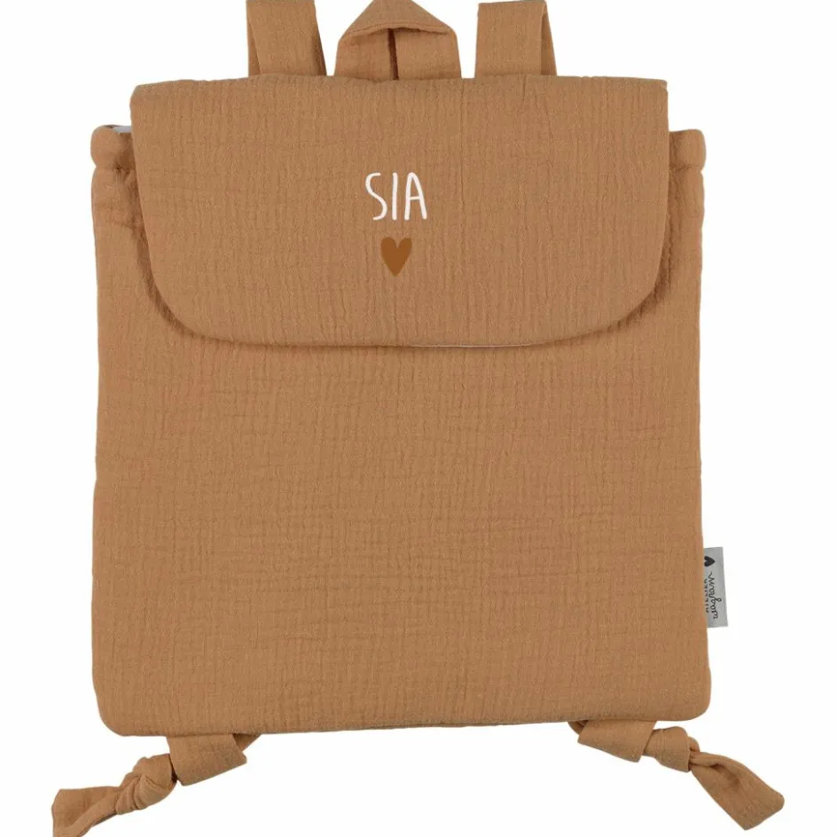 Discount Atelier Wagram Sac à dos Gaze Camel (personnalisable)