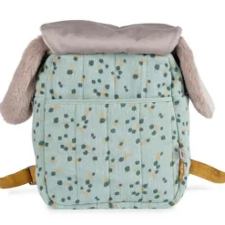 Sac à dos lapin sauge Trois petits lapins (personnalisable)|Moulin Roty Online