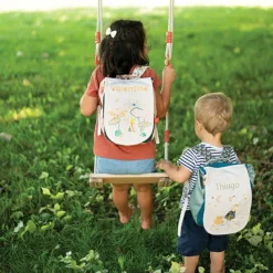 Sac à dos Le garçon et l'écureuil (personnalisable)|L'oiseau bateau Hot