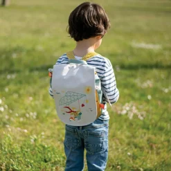 Sac à dos Le garçon et le deltaplane (personnalisable)|L'oiseau bateau