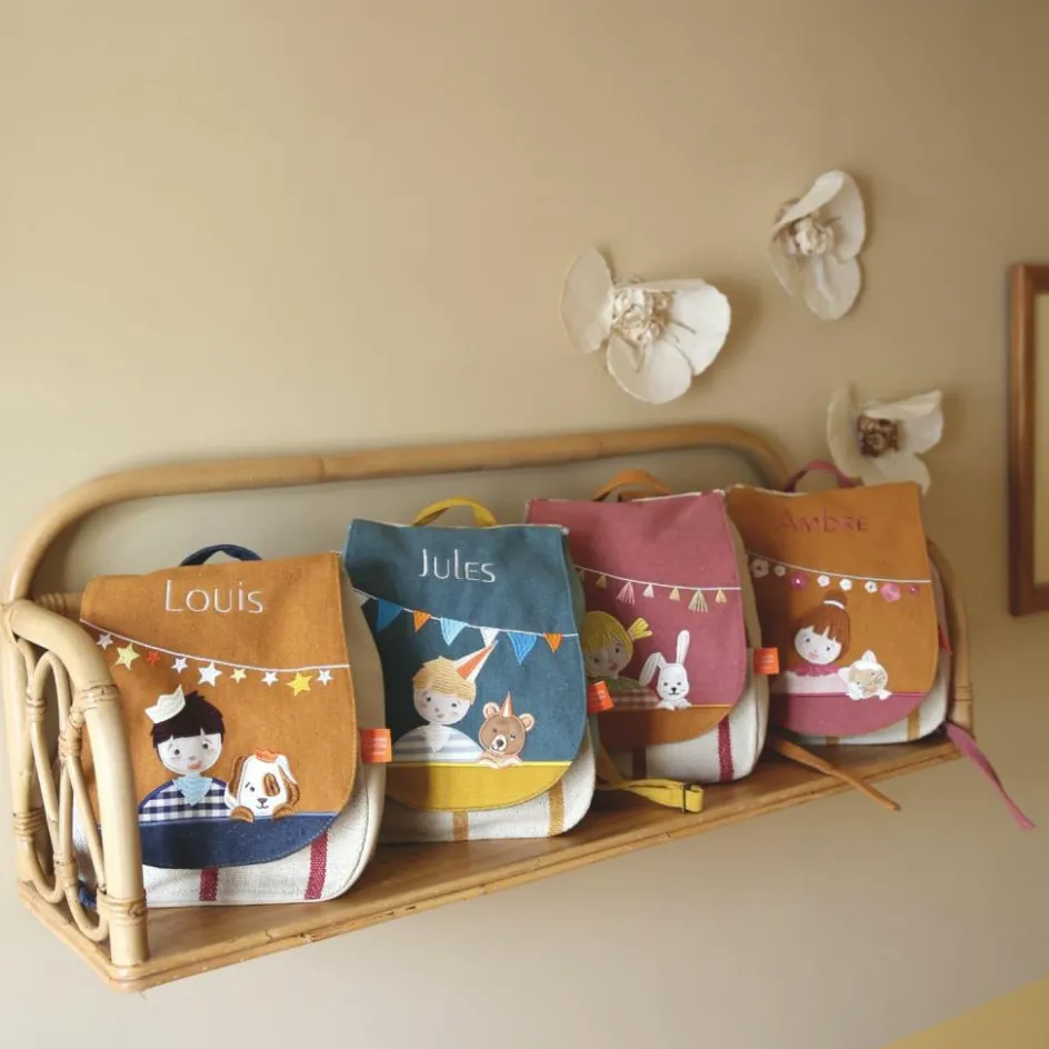 Sac à dos Les copains d'abord Chien (personnalisable)|L'oiseau bateau Hot