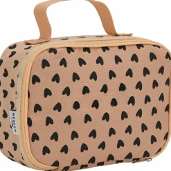 New Atelier Wagram Sac à goûter isotherme Cœurs Saumon