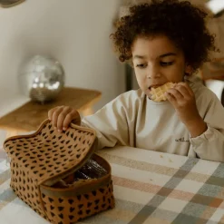 Sac à goûter isotherme Cœurs Noisette|Atelier Wagram Discount