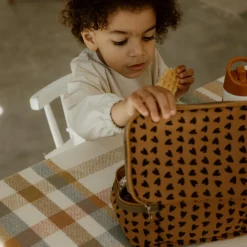 Sac à goûter isotherme Cœurs Noisette|Atelier Wagram Discount