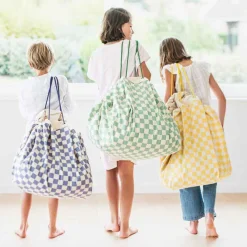 Clearance Play&Go Sac à jouet 2 en 1 Noomad Original Vichy Purple