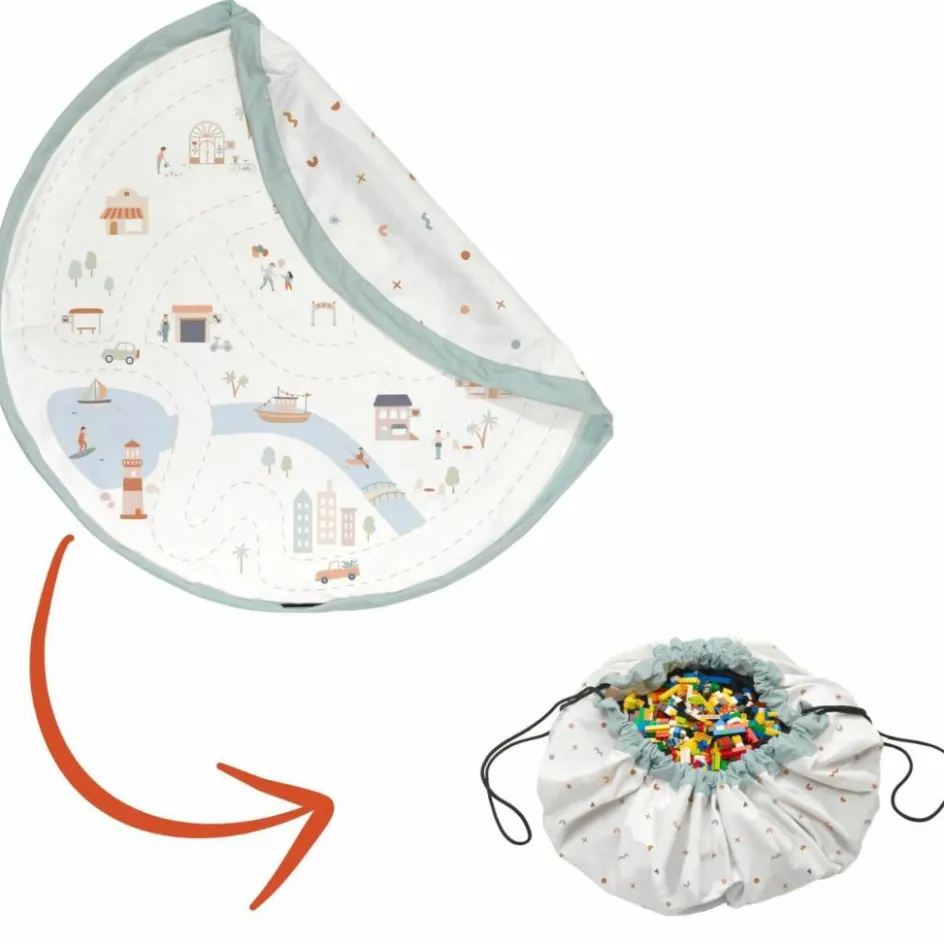 Sac à jouet 2 en 1 réversible Noomad Original Citymap|Play&Go Outlet