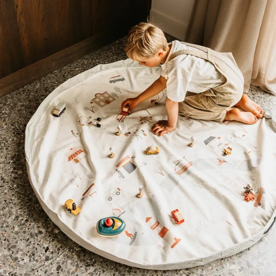 Sac à jouet 2 en 1 réversible Noomad Original Citymap|Play&Go Outlet