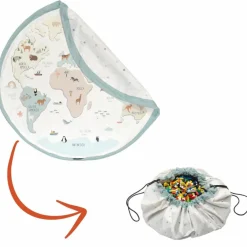 Outlet Play&Go Sac à jouet 2 en 1 réversible Noomad Original Worldmap
