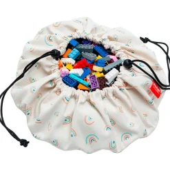 Hot Play&Go Sac à jouets 2 en 1 Noomad Mini rainbows