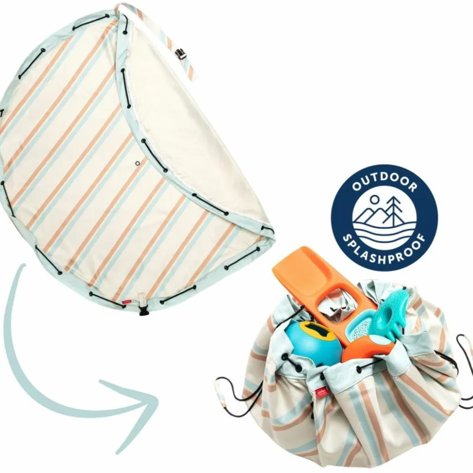Discount Play&Go Sac à jouets 2 en 1 Noomad Outdoor Stripes