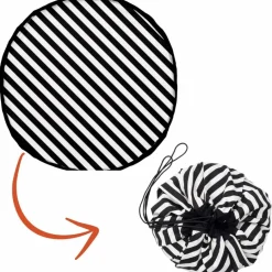 Sac à jouets 2 en 1 Noomad Original Stripes Black|Play&Go Discount