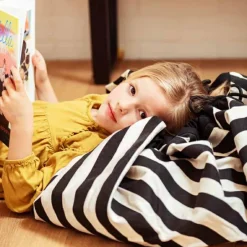 Sac à jouets 2 en 1 Noomad Original Stripes Black|Play&Go Discount