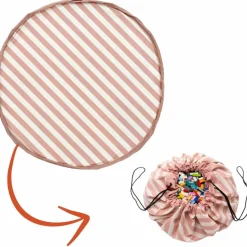 Sac à jouets 2 en 1 Noomad Original Stripes Pink|Play&Go Online