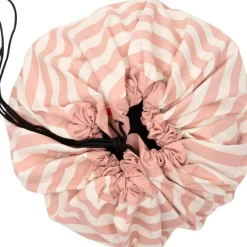 Sac à jouets 2 en 1 Noomad Original Stripes Pink|Play&Go Online