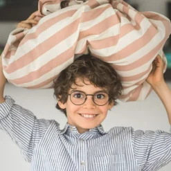 Sac à jouets 2 en 1 Noomad Original Stripes Pink|Play&Go Online