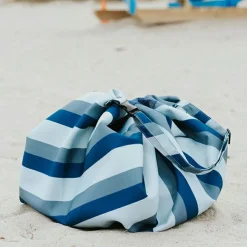 Sac à jouets 2 en 1 Noomad Outdoor Blue-Green Stripes|Play&Go Discount