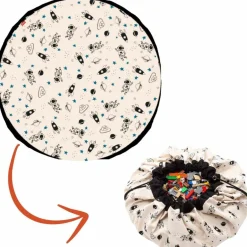 Play&Go Sac à jouets 2 en 1 phosphorescent Print Espace