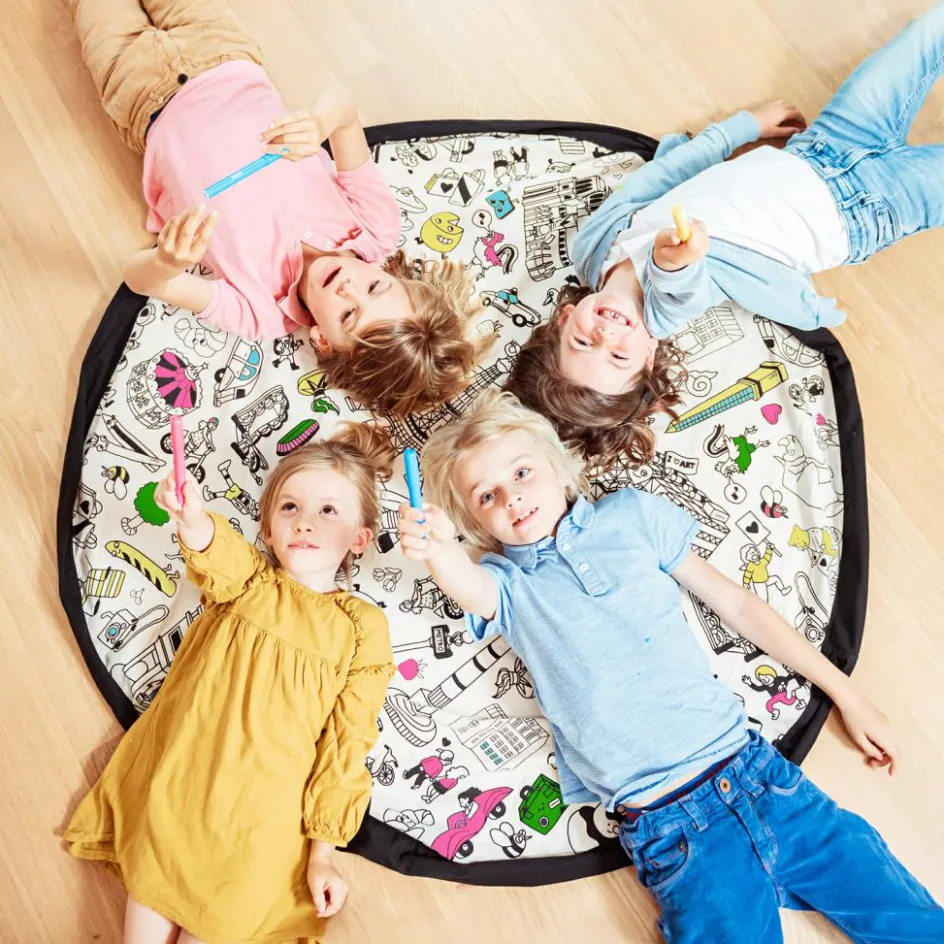 Sale Play&Go Sac à jouets 2 en 1 réversible Noomad Original Color my bag OMY Paris