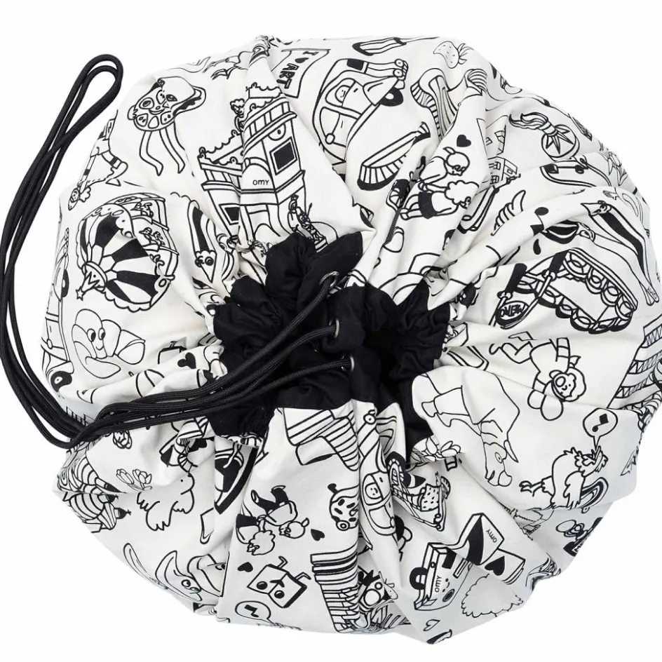 Sale Play&Go Sac à jouets 2 en 1 réversible Noomad Original Color my bag OMY Paris