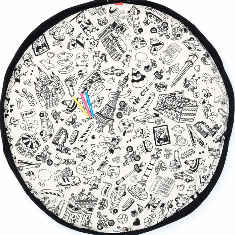 Sale Play&Go Sac à jouets 2 en 1 réversible Noomad Original Color my bag OMY Paris