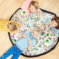 Sale Play&Go Sac à jouets 2 en 1 réversible Noomad Original Color my bag OMY Paris