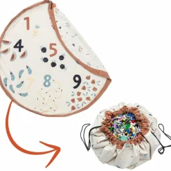 Online Play&Go Sac à jouets 2 en 1 réversible Noomad Original Veggie numbers