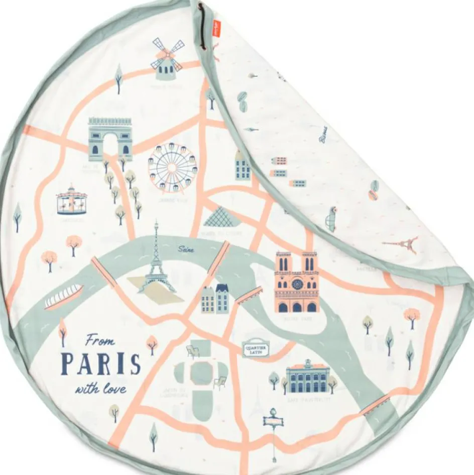 Sac à jouets 2 en 1 réversible Noomad Original Paris Map|Play&Go Hot