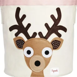 3 sprouts Sac à jouets Cerf