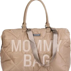 Clearance Childhome Sac à langer à anses Mommy bag matelassé beige