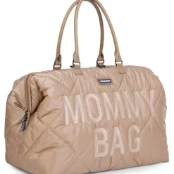 Clearance Childhome Sac à langer à anses Mommy bag matelassé beige