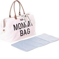 Sac à langer à anses Mommy bag large Teddy écru|Childhome Sale