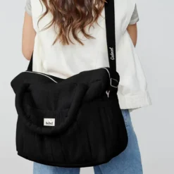 Sac à langer à anses noir réglisse Comme un bonbon|BEBEL Clearance