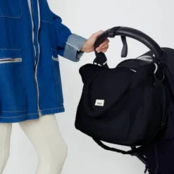 Sac à langer à anses noir réglisse Comme un bonbon|BEBEL Clearance