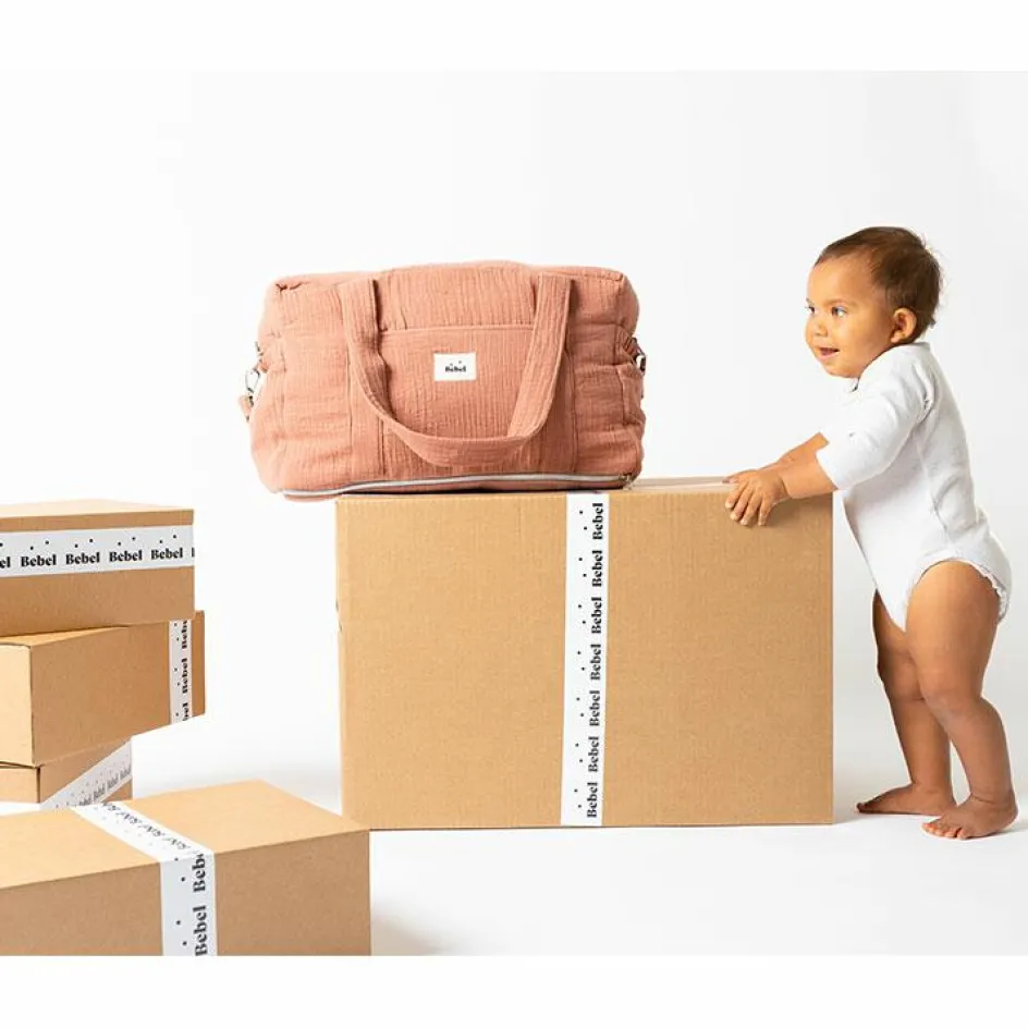 BEBEL Sac à langer bandoulière 24-48 h terracotta