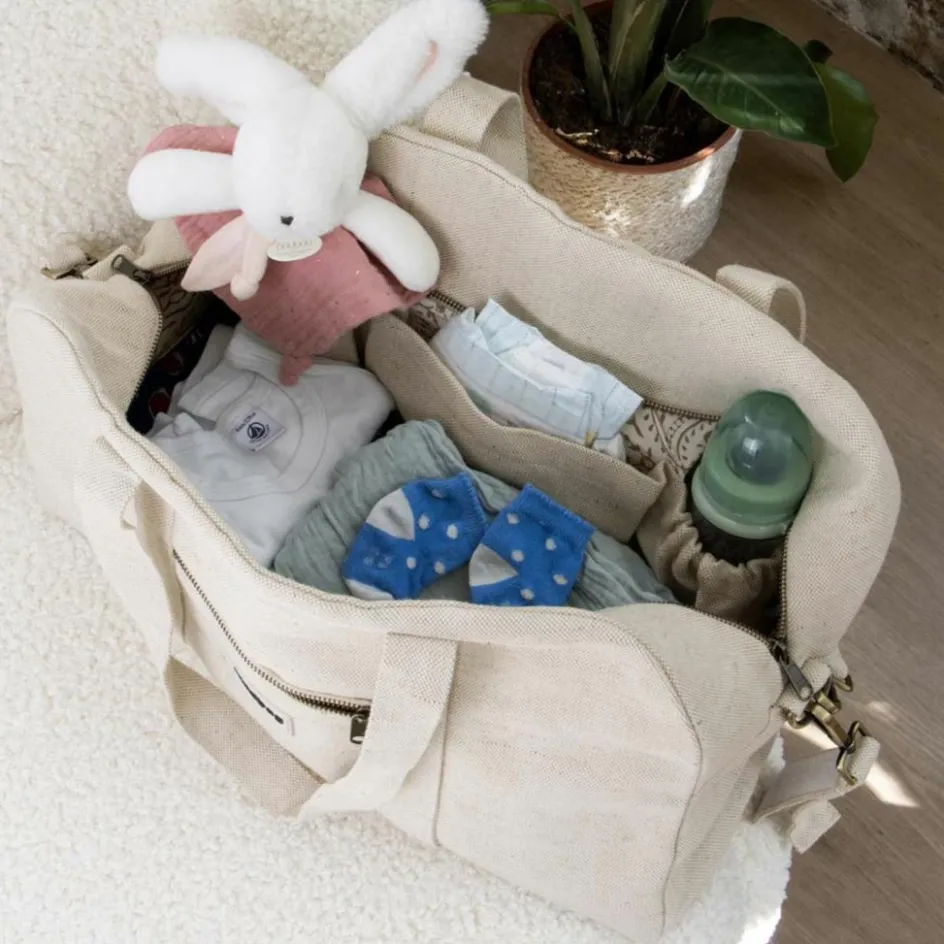 Hot Hindbag Sac à langer Basile Jute