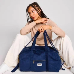 Sac à langer Basile Velours Marine|Hindbag Outlet