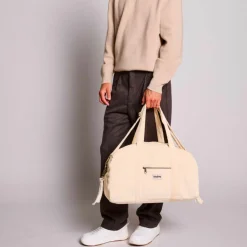 Sac à langer Basile Velours Crème|Hindbag