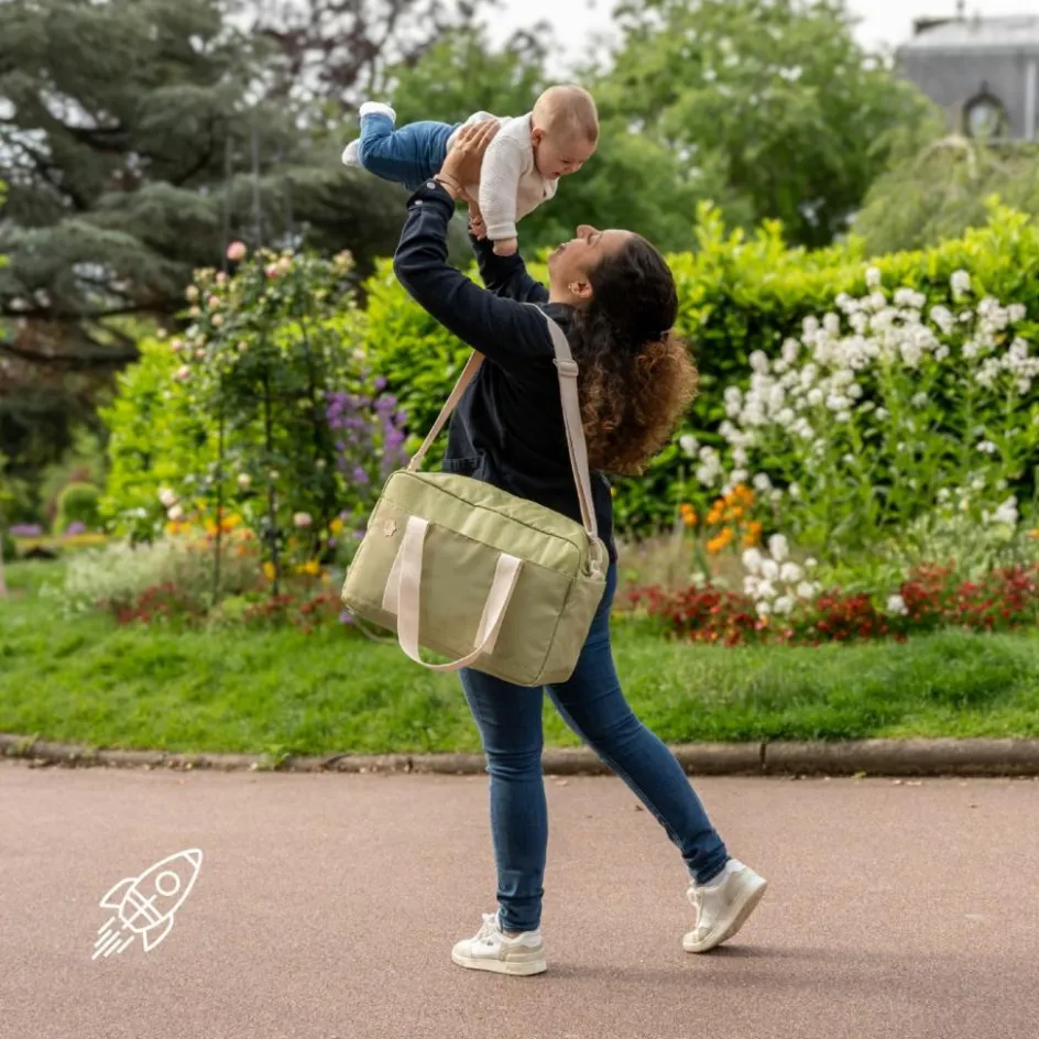 Sac à langer Bowling Olive|Badabulle Hot