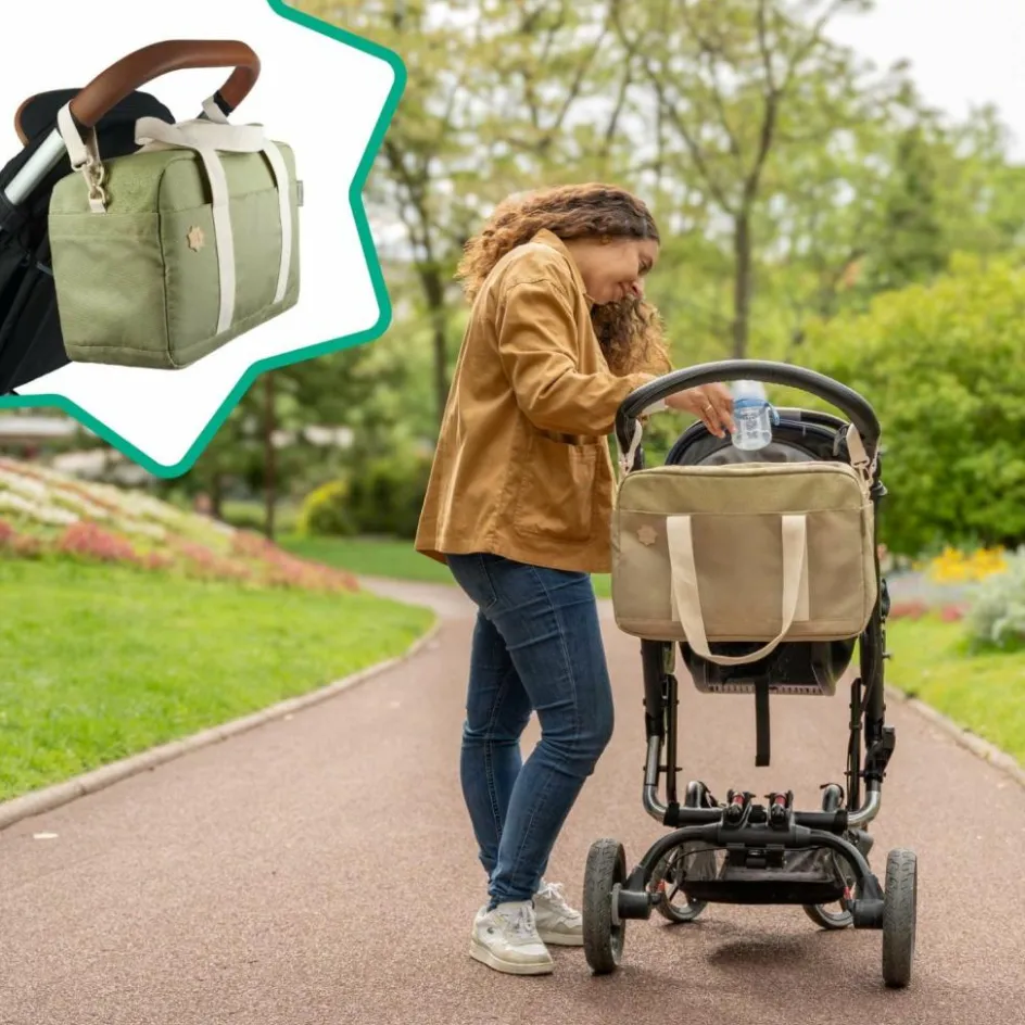 Sac à langer Bowling Olive|Badabulle Hot