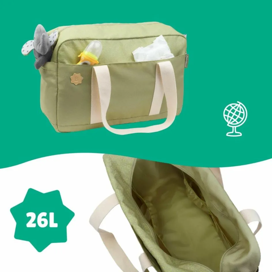 Sac à langer Bowling Olive|Badabulle Hot