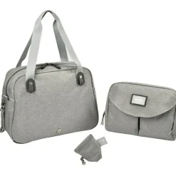 Sac à langer Genève II gris chiné|Béaba Outlet