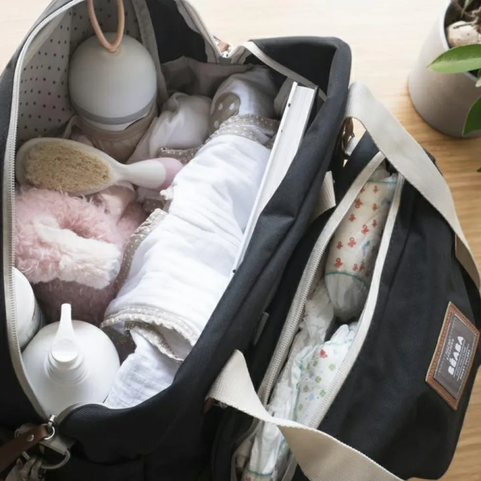 Sac à langer Genève II Smart Colors noir|Béaba Hot