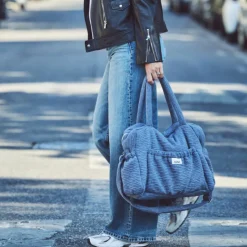 BEBEL Sac à langer gris clair Comme un bonbon Wavy