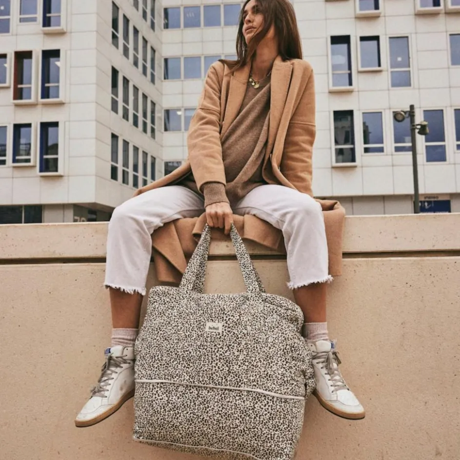 Sac à langer 24-48h Léopard beige|BEBEL Outlet