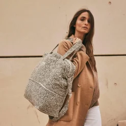 Sac à langer 24-48h Léopard beige|BEBEL Outlet