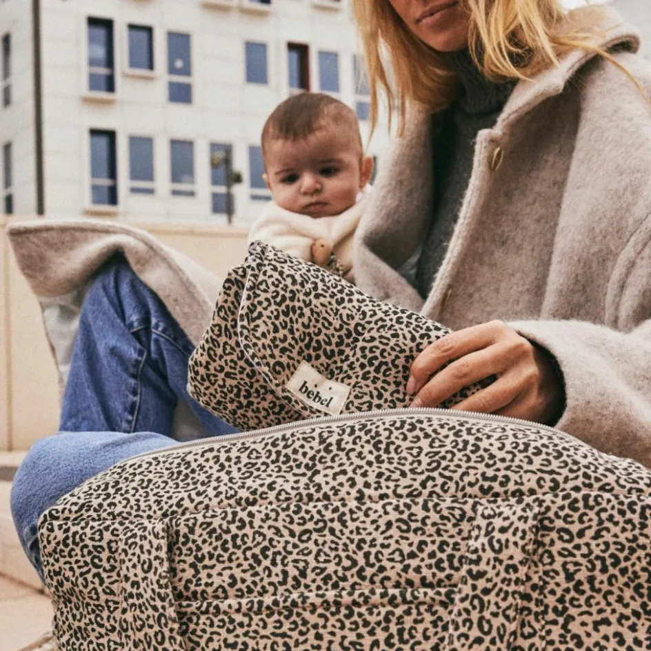 Sac à langer 24-48h Léopard beige|BEBEL Outlet
